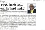 'HNO heeft UoC en IFE hard nodig'